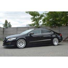 Накладки сплиттеры на пороги на VW Passat CC